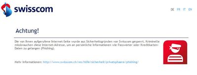 Swisscom Sperre Jimdo