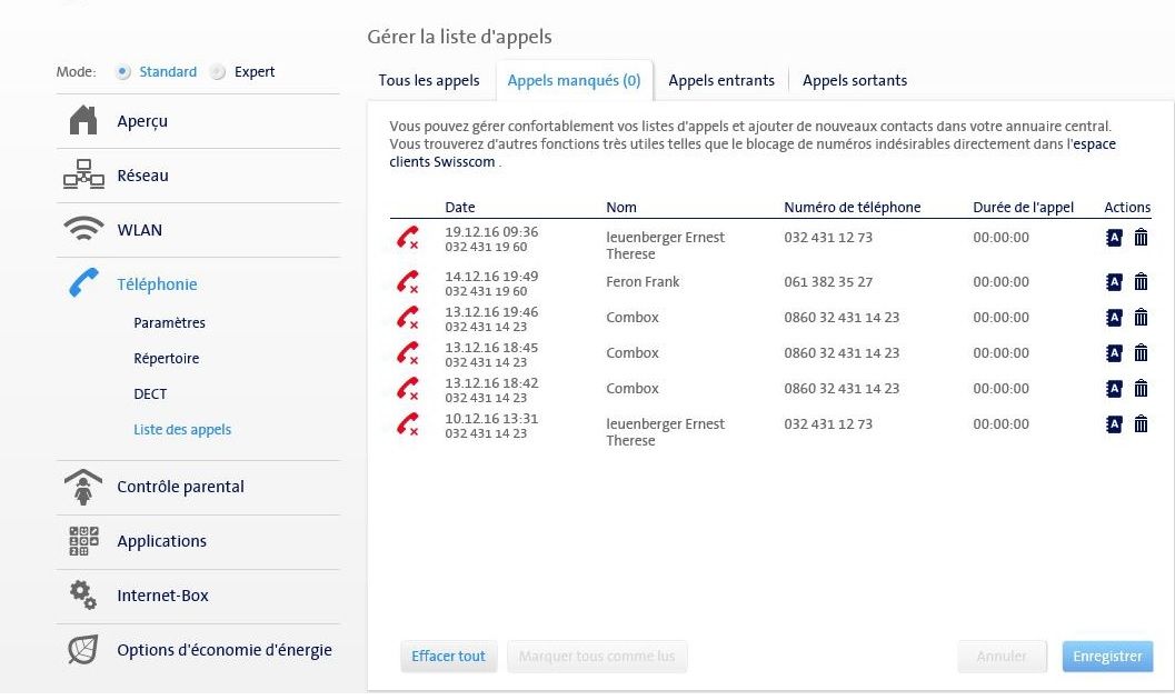 Swisscom callfilter prepaid