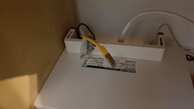 Fritzbox mit sichtberer Rj45 PC Silo an FB andere verbraucher entfernt