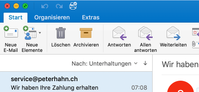 Screen Shot Outlook