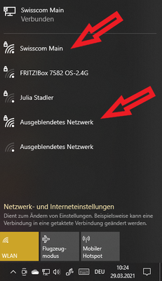 Gast-WLAN AN