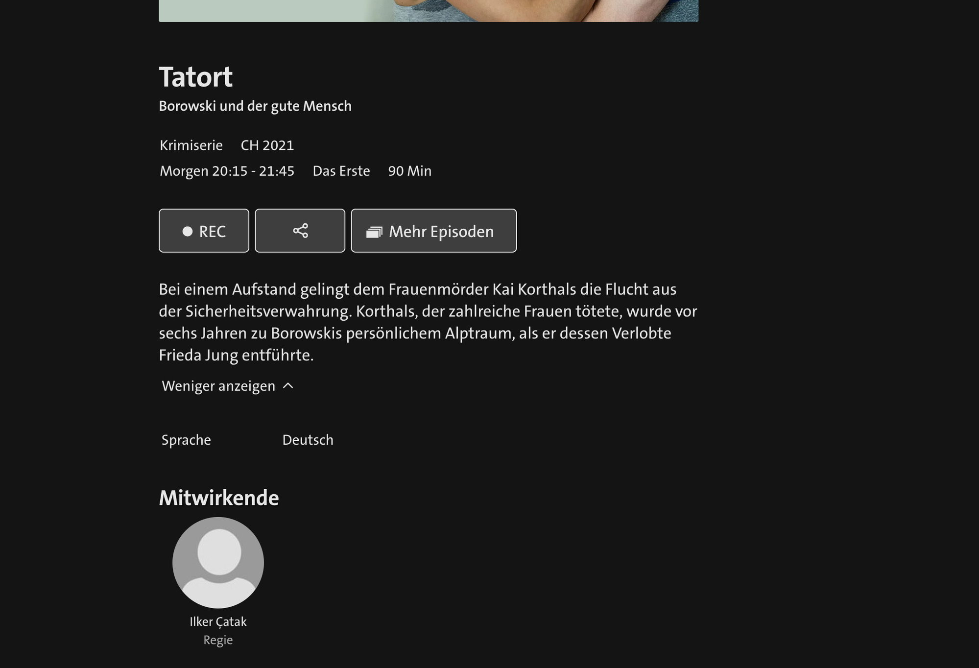 Tatort SO 03.10.2021